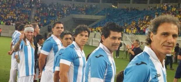 Argentina Brasil  amistoso en Abu Dhabi