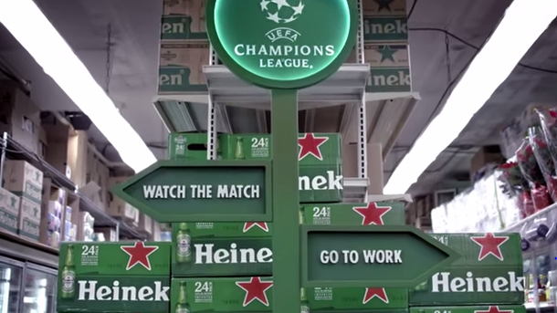 Heineken evita quete pierdas los partidos de la Champions